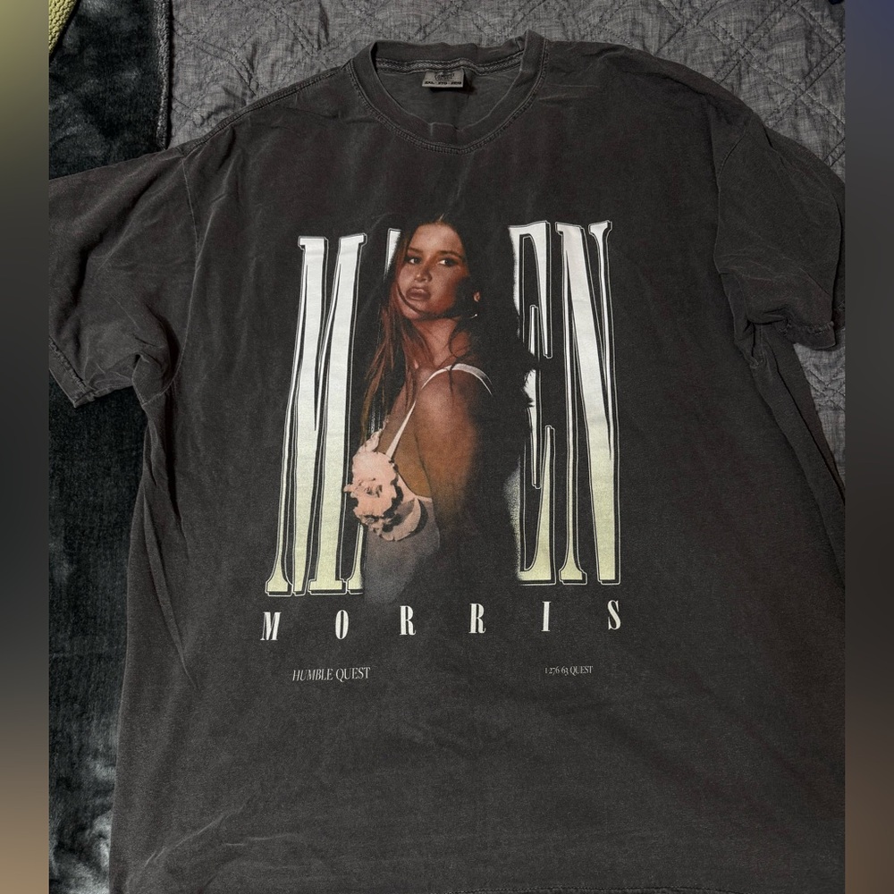 Maren Morris dark gray Comfort Colors Gray T-Shirt, size 2x